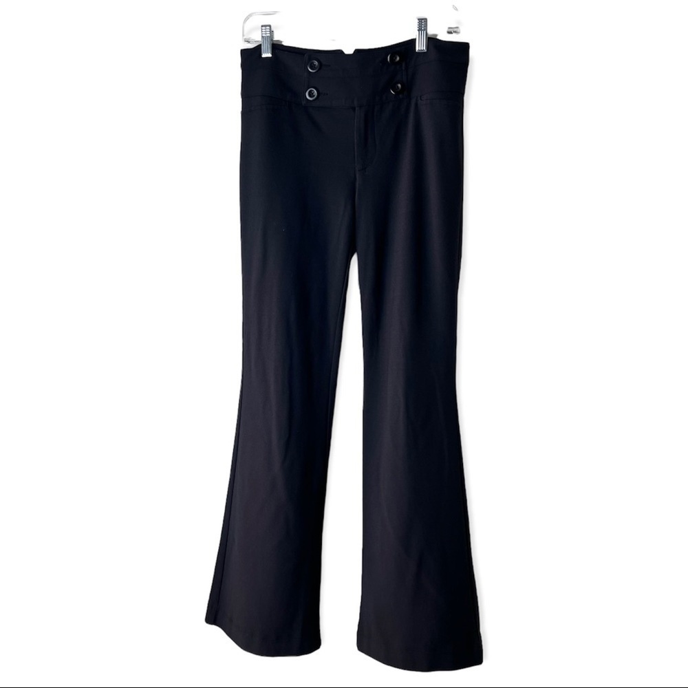 CAbi Black Ponte Knit Stretch Pants. Size 6